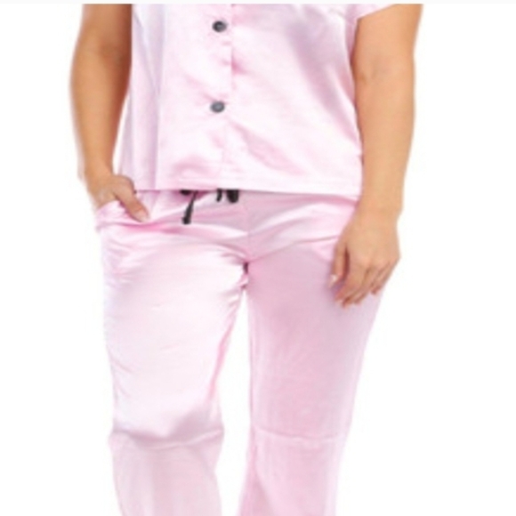 Betsey Johnson Satiny Pajamas L - Picture 2 of 6